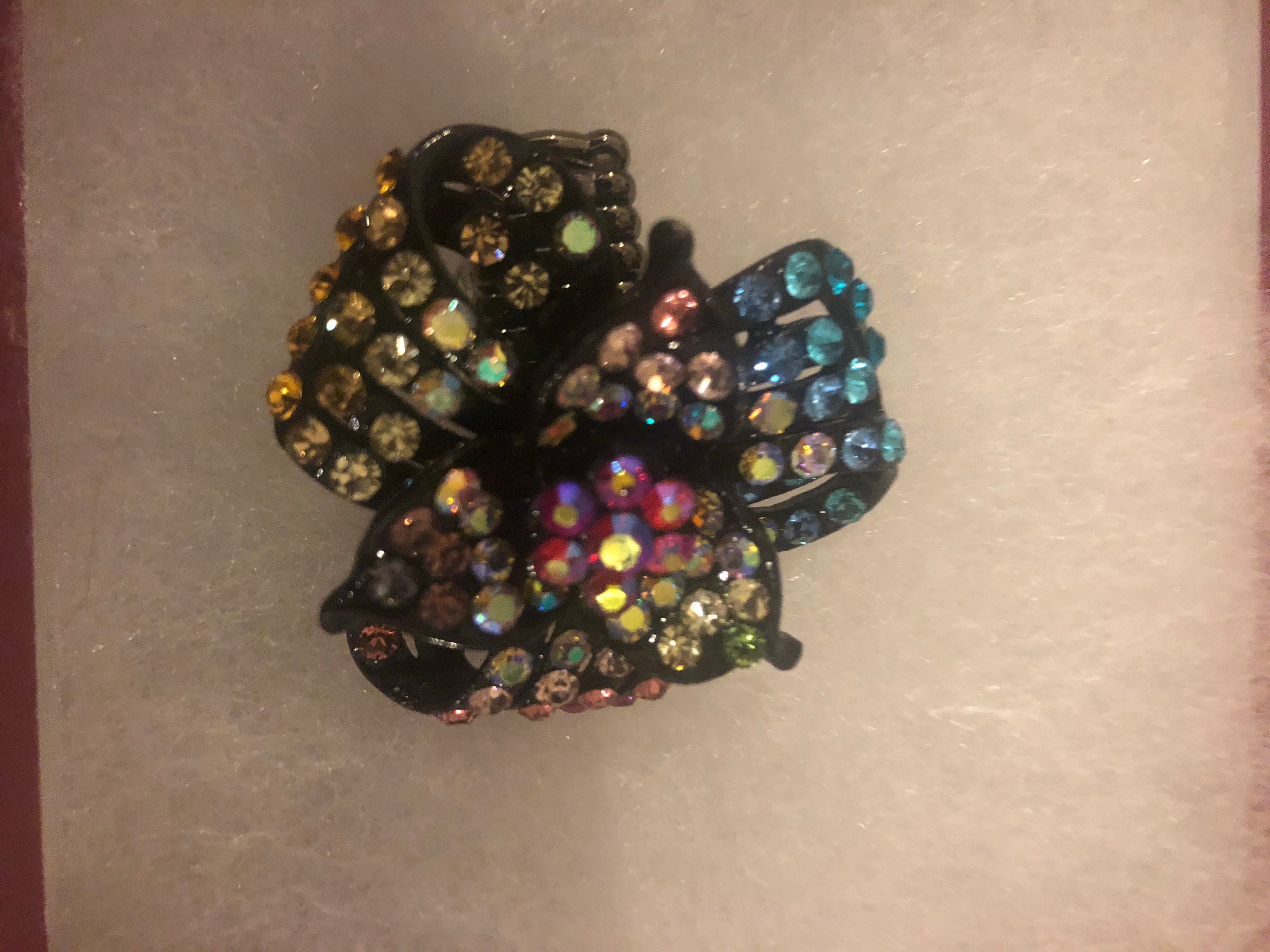 Multi color flower ring